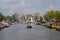 View On The Amstel From Blauwbrug Amsterdam The Netherlands