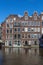 View of Amsterdam embankment, Netherlands