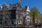View of Amsterdam embankment, Netherlands