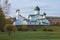 View of the ancient Epiphany Church in Zapskovye. Pskov