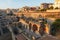 View of ancient Ercolano (Herculaneum) city ruins