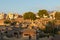 View of ancient Ercolano (Herculaneum) city ruins