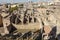 View of ancient Ercolano (Herculaneum) city ruins