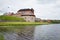 A view of the ancient fortress-jail Hameenlinna by Vanajavesi lake