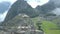 View of the ancient Inca City of Machu Picchu. The 15-th century Inca site.\'Lost city of the Incas\'.
