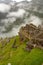 View of ancient incas town of Machu Picchu