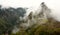 View of ancient incas town of Machu Picchu