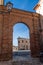 View of the ancient italian town Montiano