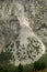 View on an ancient landslide on italian alps