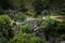 View of the ancient Mizarela Bridge or Devilâ€™s Bridge at the Peneda Geres National Park