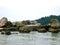 A view of ancient rocks at seaside of pangkor island, Malaysia