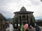 view of the ancient temple ruin complex in Ganderbal, Kashmir, India