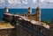 View on ancient turkish fortress.