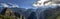 View of Andes Mountain Range - Machu Picchu