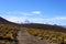 View of the Andes Mountains and volcanoes, Atacama Desert, Chile