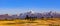 View of the Andes snow topped mountains in the Cuzco region of Peru