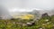 View from Andringitra massif as seen during trek to Pic Boby / Imarivolanitra, Madagascar highest accessible peak