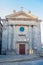 View at the Animas Chapel in the streets of Santiago de Compostela in Spain