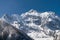 View of Annapurna II mountain from Upper Pisang village, Annapurna circuit trek, Nepal