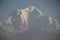 View of the Annapurna range from Poon Hill at sunrise, Ghorepani/Ghandruk, Nepal