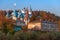 View of the Annunciation Cathedral and Nicolo Trinity monastery. Gorokhovets. The Vladimir region. The end of September 2015