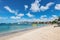 View of Anse Mitan Beach at Les Trois-Ilets, Martinique