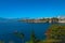 View of Antalya harbour, Mediterranean sea and seacoast, Antalya, Turkey