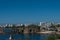 View of Antalya, Mediterranean sea and sightseeing telescope, Turkey