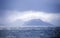 View from Antarctica across Drake Passage of Cape Horn and Tierra del Fuego