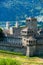 View of antique Castles of Bellinzona, Switzerland