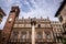 View at the antique Palazzo Maffei on Piazza delle Erbe in Verona