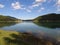 A view of the Aoos lake, Epirus Greece