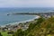 View of Apollo Bay from Marriner`s Lookout in Victoria