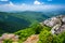 View of the Appalachian Mountains from Craggy Pinnacle, near the