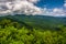 View of the Appalachians from the Blue Ridge Parkway in North Ca