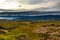 View From Applecross Pass To Scenic Landscape With Curvy Single Track Road And The Isle Of Skye In Scotland