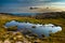 View From Applecross Pass To Scenic Landscape And The Isle Of Skye In Scotland