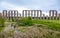 View of Aqueduct of the Miracles in Merida, Spain