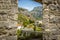 A view of the aqueduct from the ramparts of the old fortress in Stari Bar, Montenegro