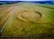 View of Arbor Low Stone Circle in Peak district, an upland area in England at the southern end of the Pennines