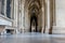 View of arch of city hall in Vienna