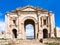 View of Arch of Hadrian in Jerash Gerasa town