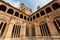 View of archery in San Esteban convent cloister in Salamanca