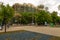 A view of the architecture along St. Stephen Boulevard. Chisinau, Republic of Moldova