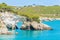 View of Architello or San Felice arch, on Gargano coast, Apulia, Italy.