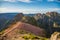 View from areeiro viewpoint in madeira island