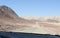 View on the arid mountain countryside in Timna Park located in Negev desert in Israel.