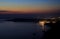 View on Arillas Agiou Georgiou (corfu island) by sundown