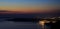 View on Arillas Agiou Georgiou (corfu island) by sundown