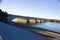 View of Arlington Memorial Bridge from the Watergate Steps, National Mall, Washington DC